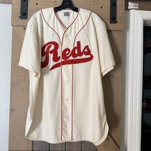 Ebbets Field Flannels SF Mission Reds 1930s Wool Jersey Men L USA #23 PCL